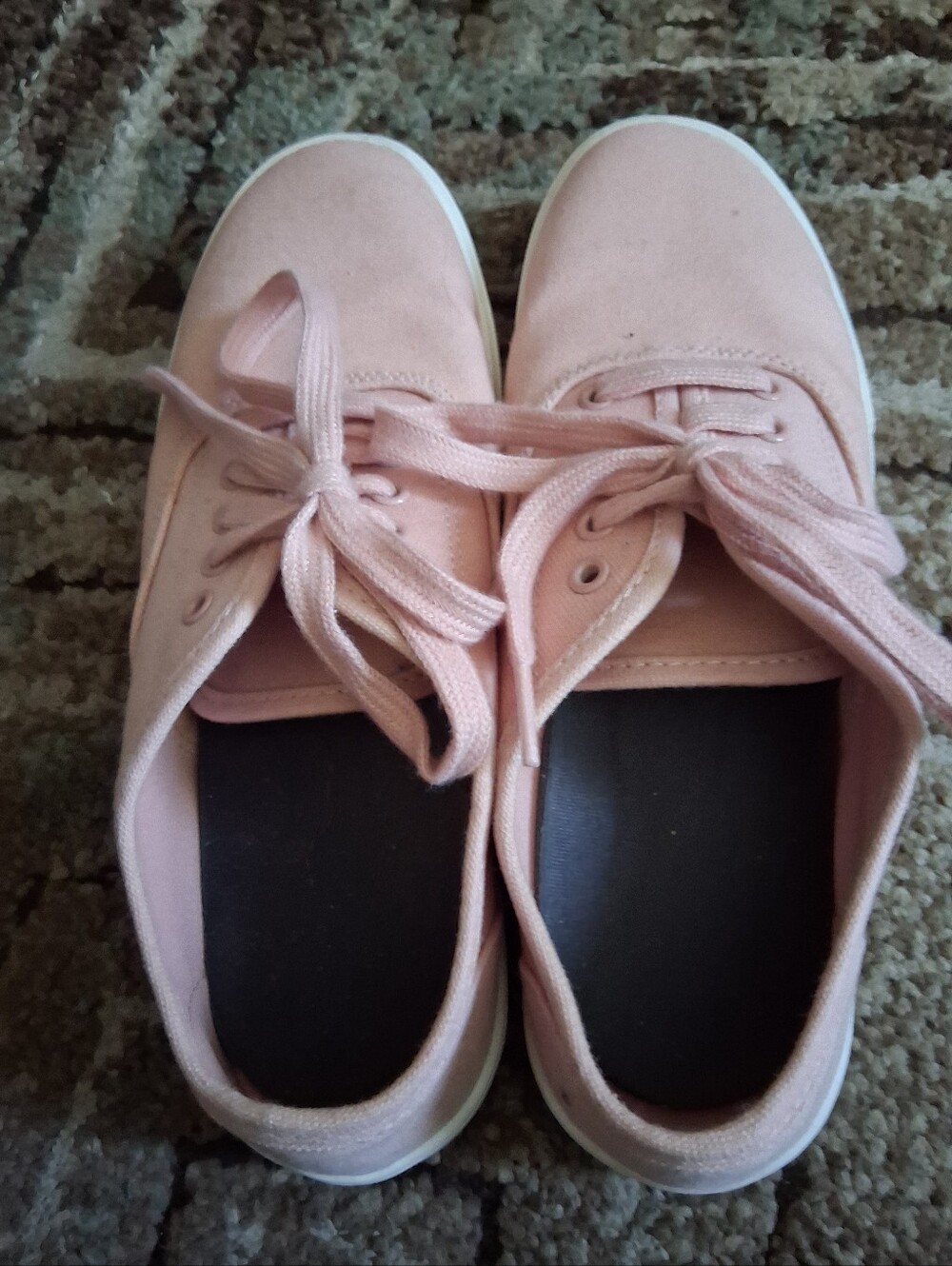 *must Purchase 3 $3 Items* Women's Casual Lace-Up Canvas Sneakers - Pink